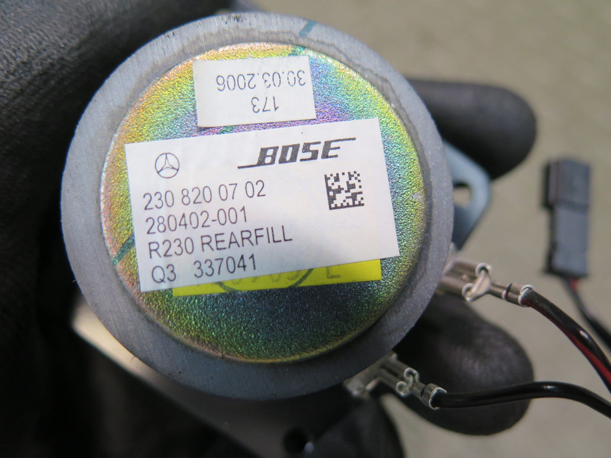 03-08 Mercedes R230 Sl-class Rear Left & Right Speaker Tweeter Set OEM