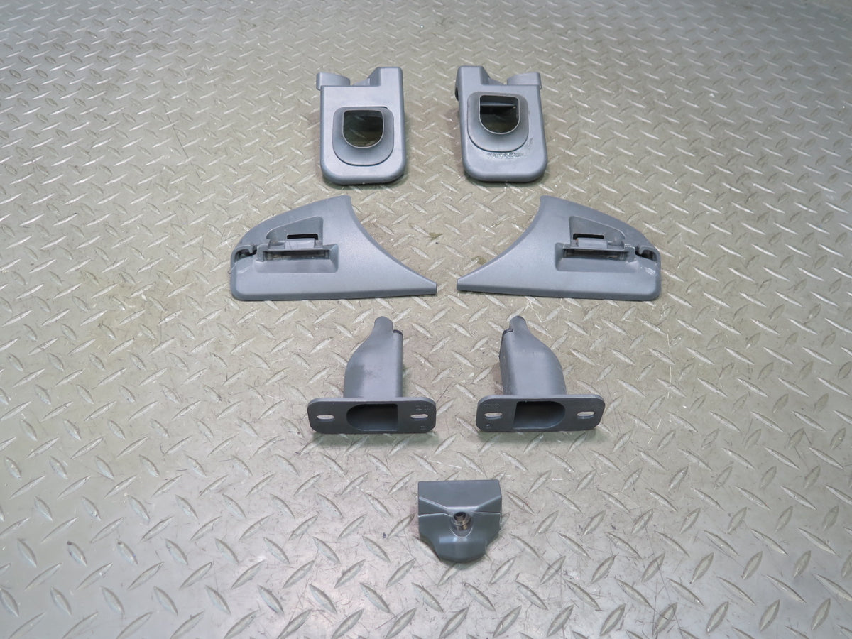 03-12 Mercedes R230 Sl-class Set of 7 Rear Trunk Lid Stop Buffer Guide Gray OEM