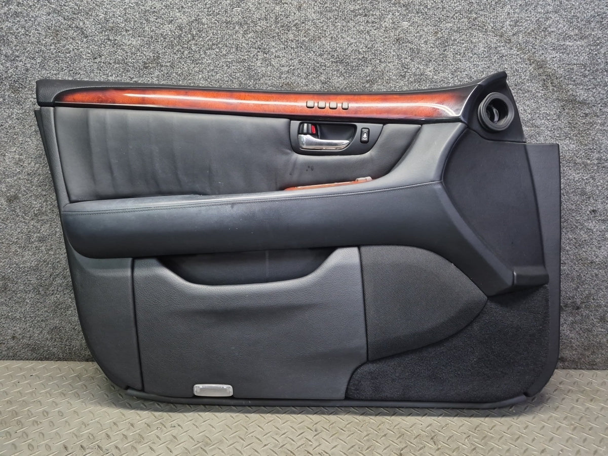 04-06 Lexus UCF30L LS430 Front Left Door Interior Trim Cover Panel OEM