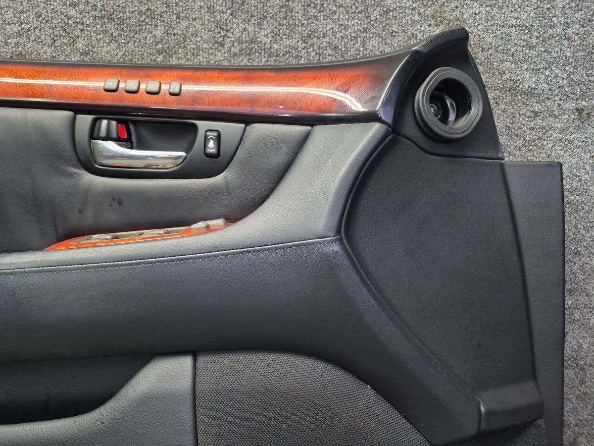 04-06 Lexus UCF30L LS430 Front Left Door Interior Trim Cover Panel OEM