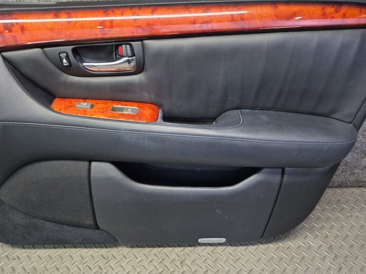 04-06 Lexus UCF30L LS430 Front Right Door Interior Trim Cover Panel OEM