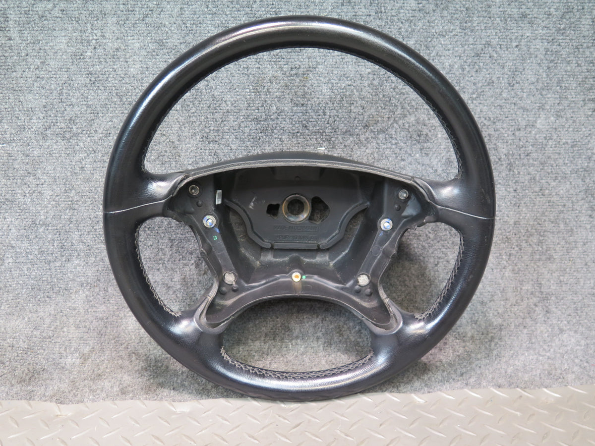 03-08 Mercedes R230 SL500 SL550 Leather Steering Black OEM