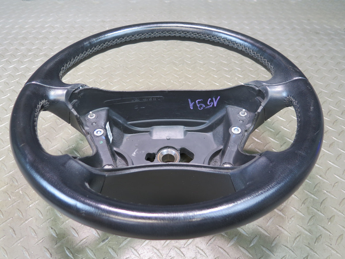 03-08 Mercedes R230 SL500 SL550 Leather Steering Black OEM