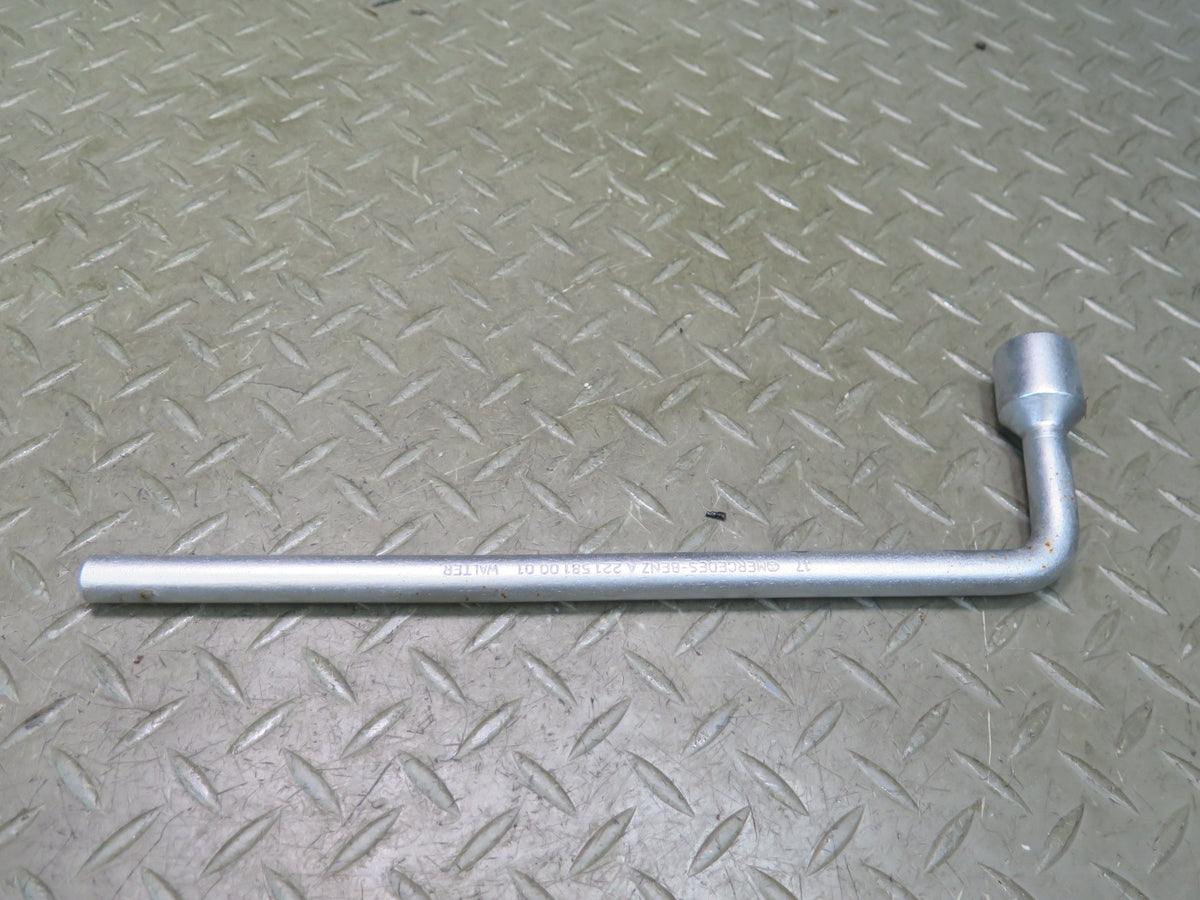 03-12 Mercedes R230 SL550 Emergency Spare Tire Lift Jack & Wrench w Foam Set OEM