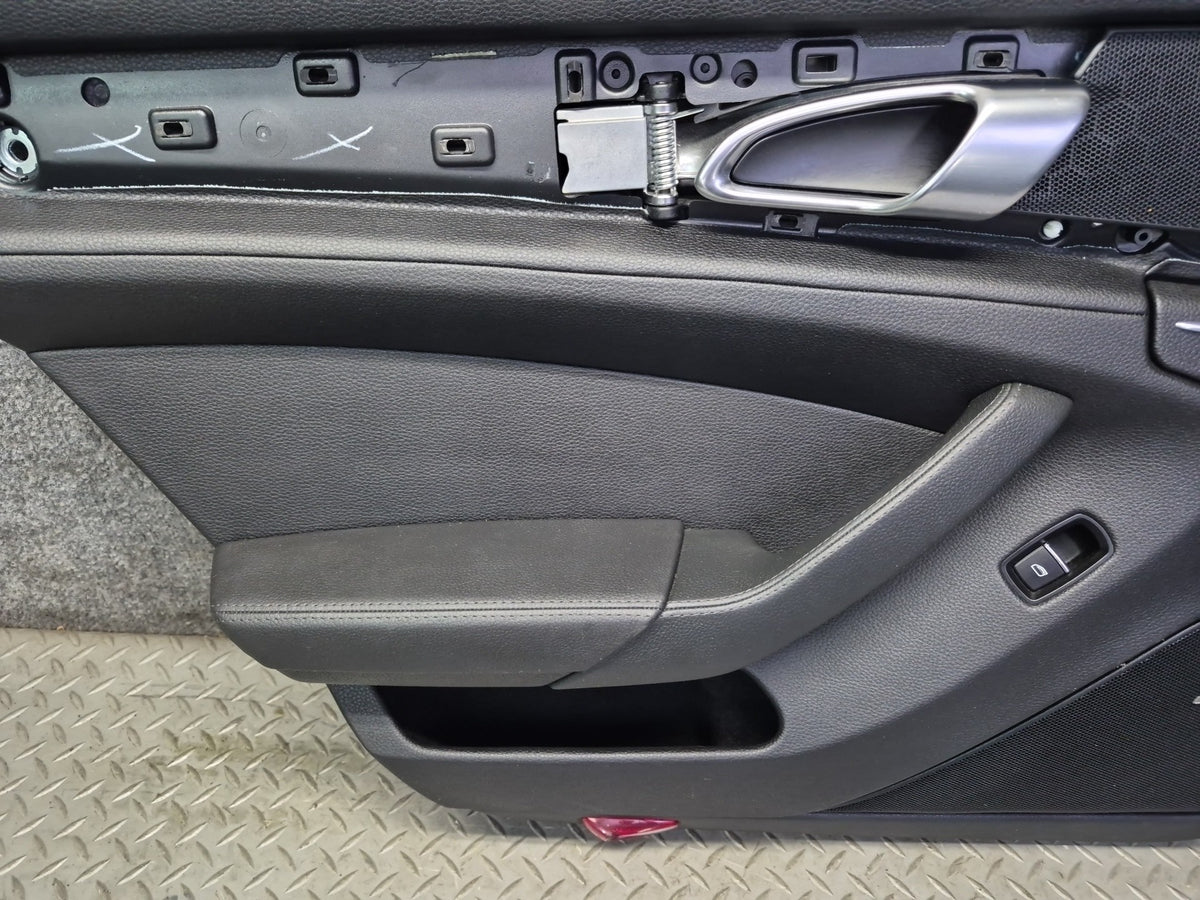 2010-2016 Porsche Panamera 970 Rear Left & Right Door Interior Trim Panel Set