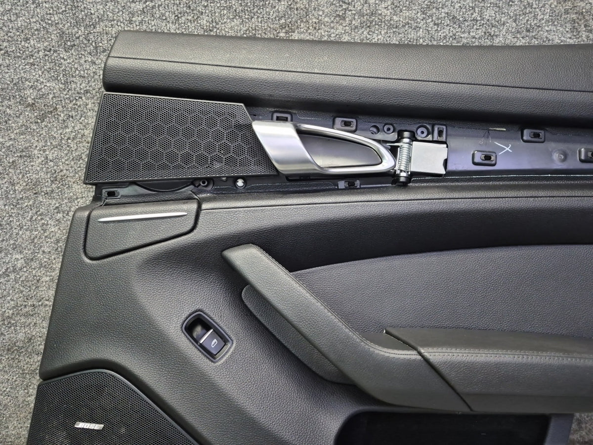2010-2016 Porsche Panamera 970 Rear Left & Right Door Interior Trim Panel Set