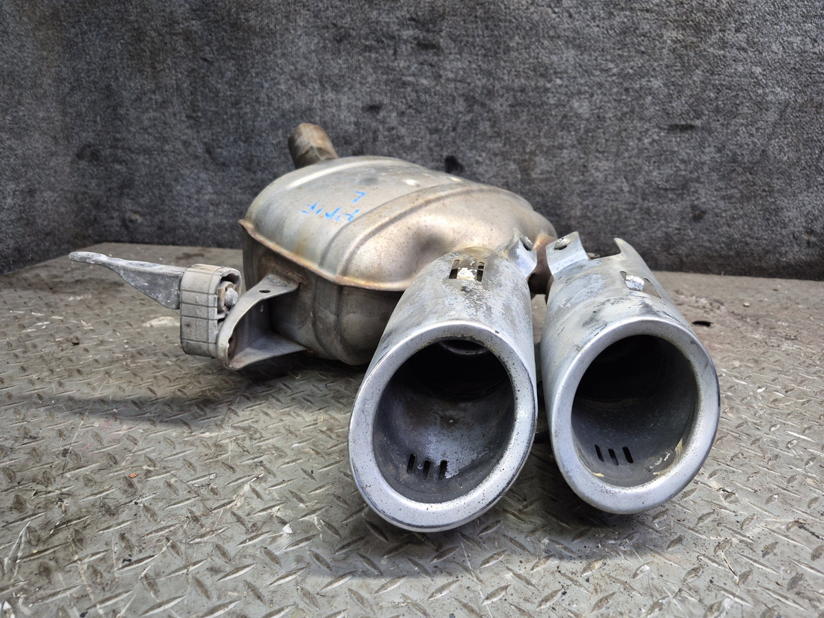 2015-2018 Porsche Macan Turbo 3.6L Rear Left & Right Exhaust Muffler W/ Tips Set