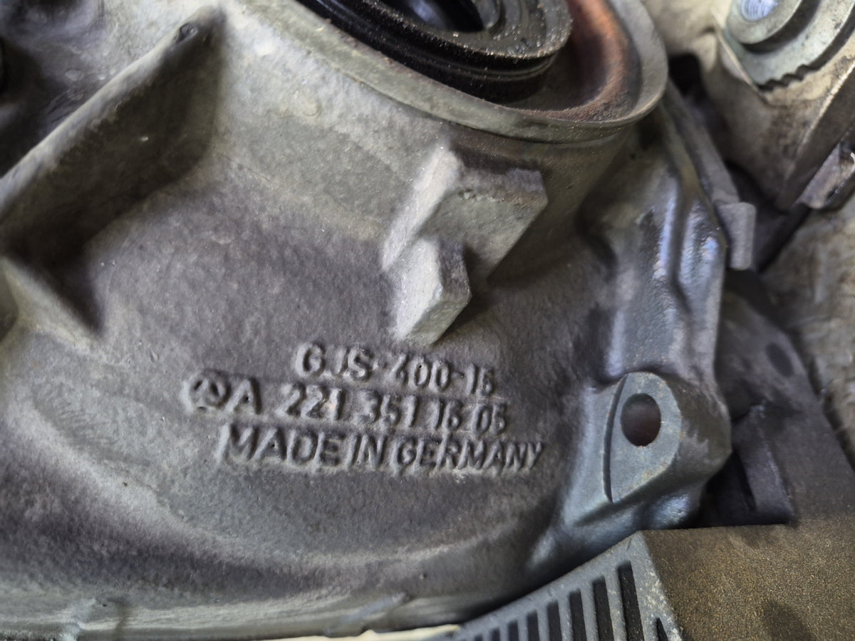 08-09 Mercedes W221 S63 AMG Rear Differential Carrier 3.06 Ratio 2213505404 OEM