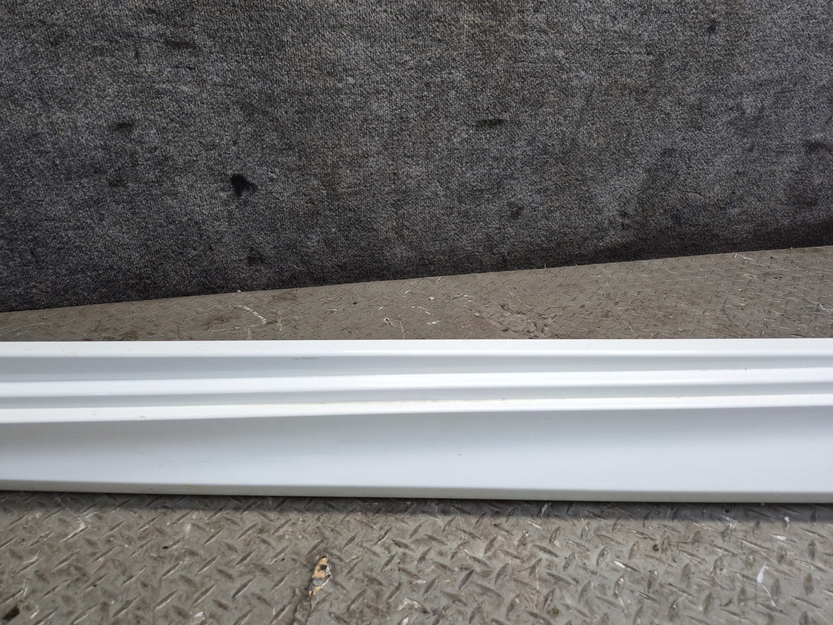 2012-2016 BMW F10 M5 Left & Right Side Skirt Rocker Panel Molding Set White