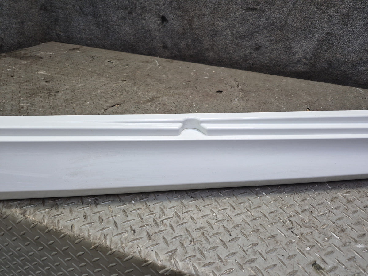 2012-2016 BMW F10 M5 Left & Right Side Skirt Rocker Panel Molding Set White