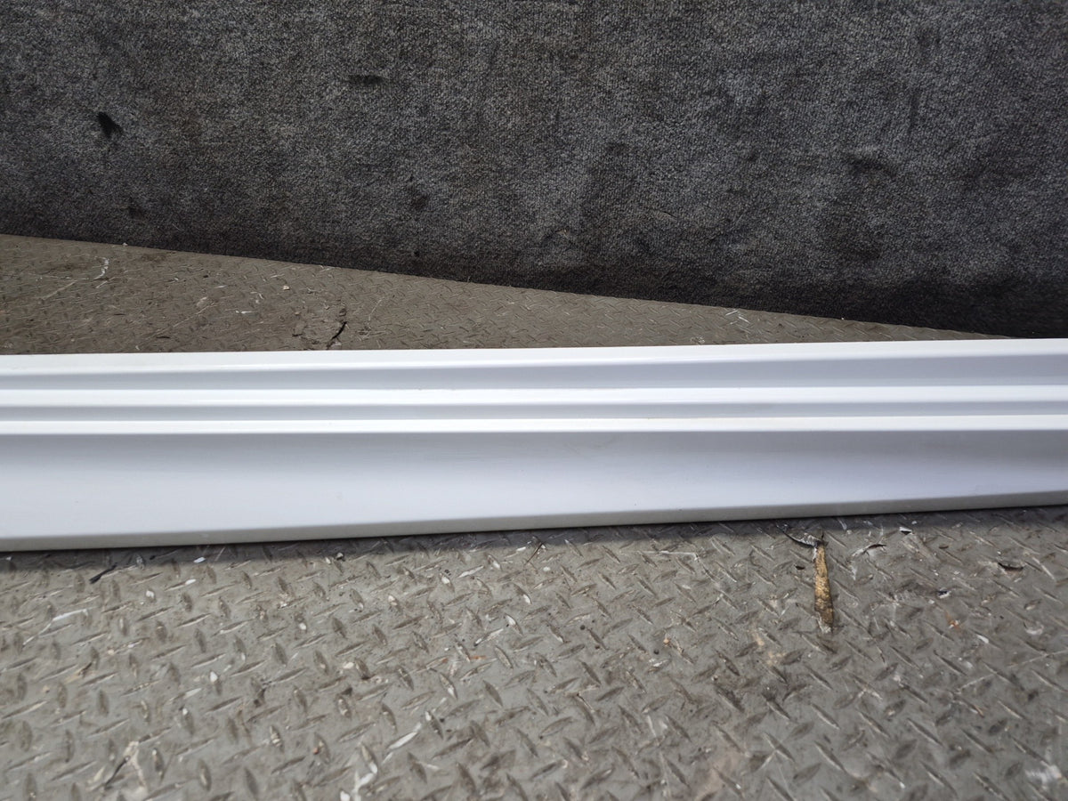2012-2016 BMW F10 M5 Left & Right Side Skirt Rocker Panel Molding Set White