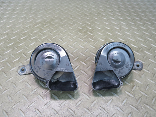 03-08 Mercedes R230 Sl-class Set of 2 High & Low Tone Note Horn Pitch Signal OEM