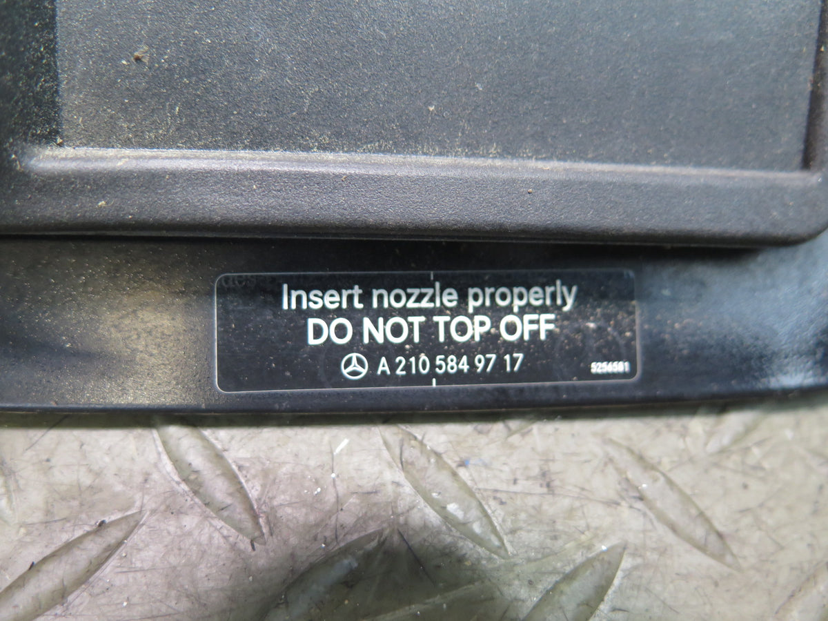 07-13 Mercedes W221 S-class Fuel Door Lid w Hinge Black OEM