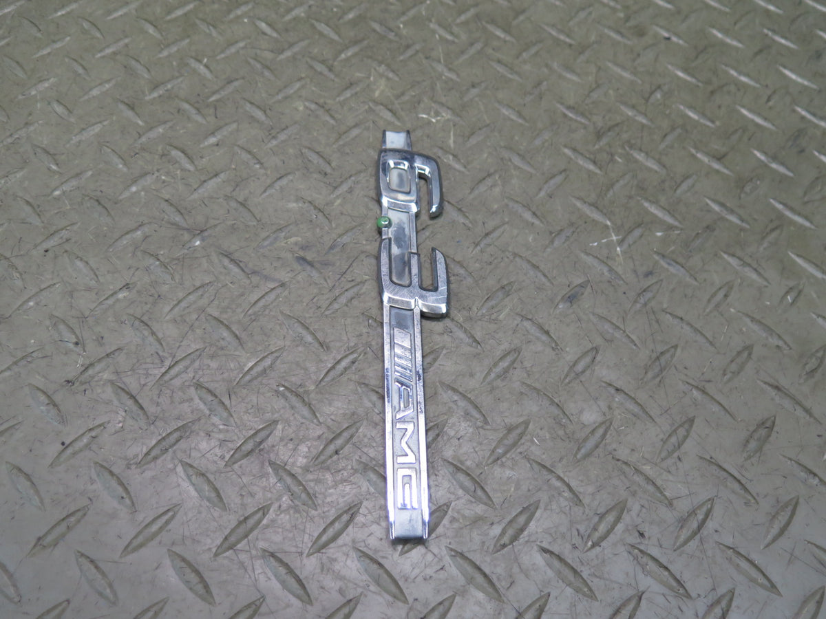 07-13 Mercedes W221 S63 AMG 6.3L Front Fender Emblem Logo Badge Set of 2 OEM