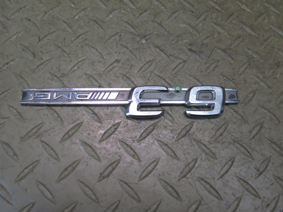 07-13 Mercedes W221 S63 AMG 6.3L Front Fender Emblem Logo Badge Set of 2 OEM