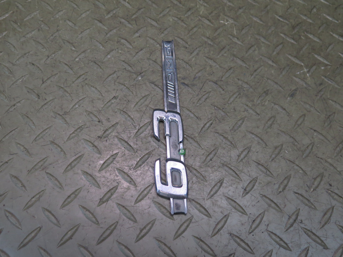 07-13 Mercedes W221 S63 AMG 6.3L Front Fender Emblem Logo Badge Set of 2 OEM