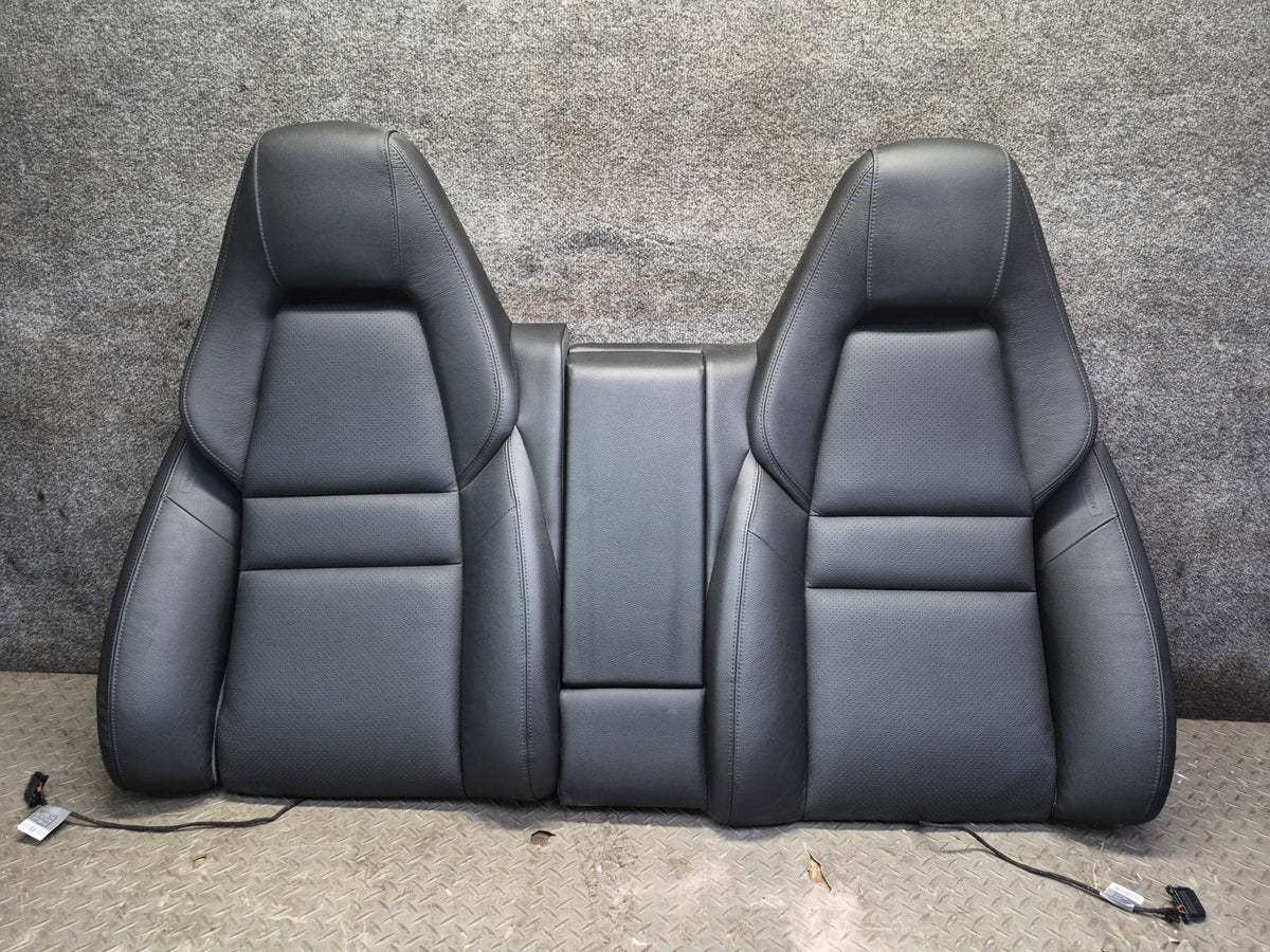 2010-2016 Porsche Panamera 970 Front & Rear Power Comfort Seat Leather Black Set