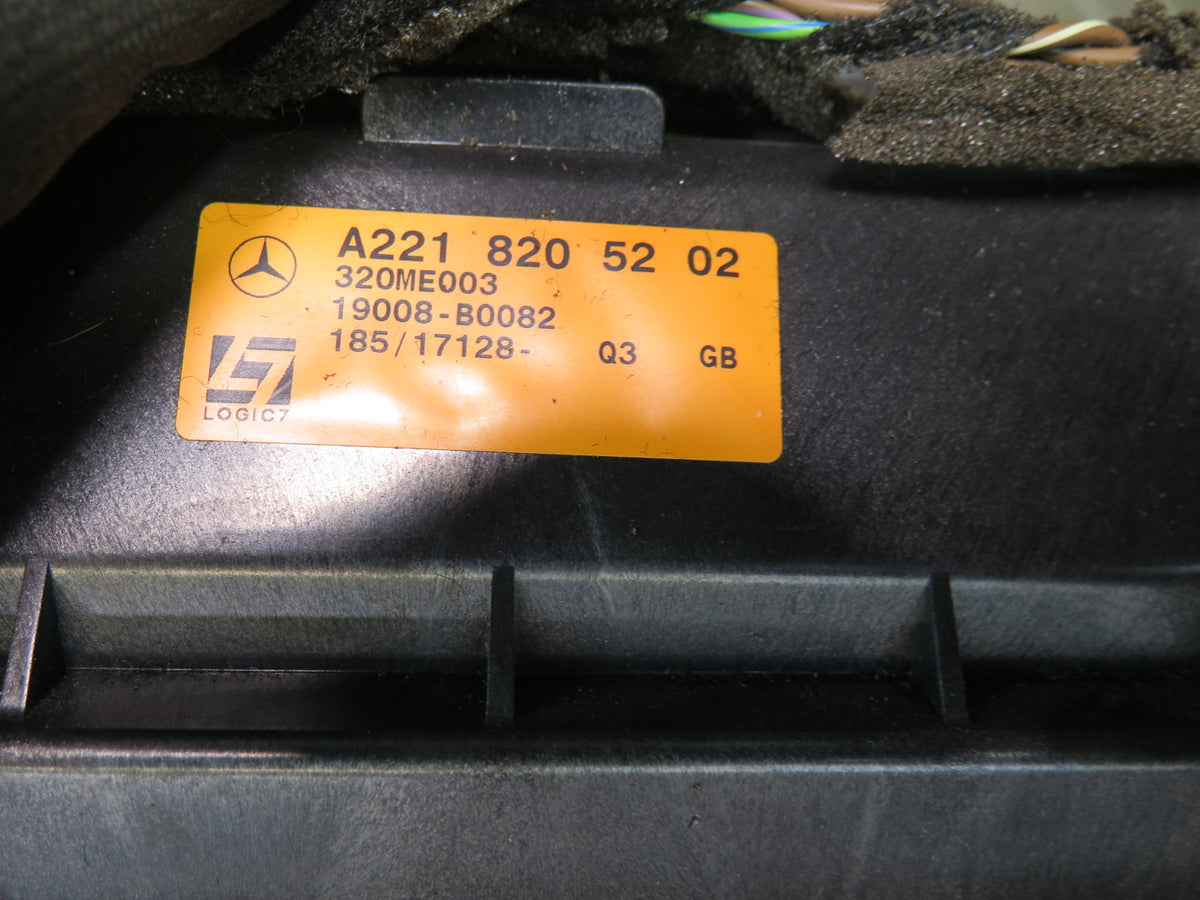 07-09 Mercedes W221 S-class Harman Logic 7 Subwoofer Tweeter Speaker Set OEM