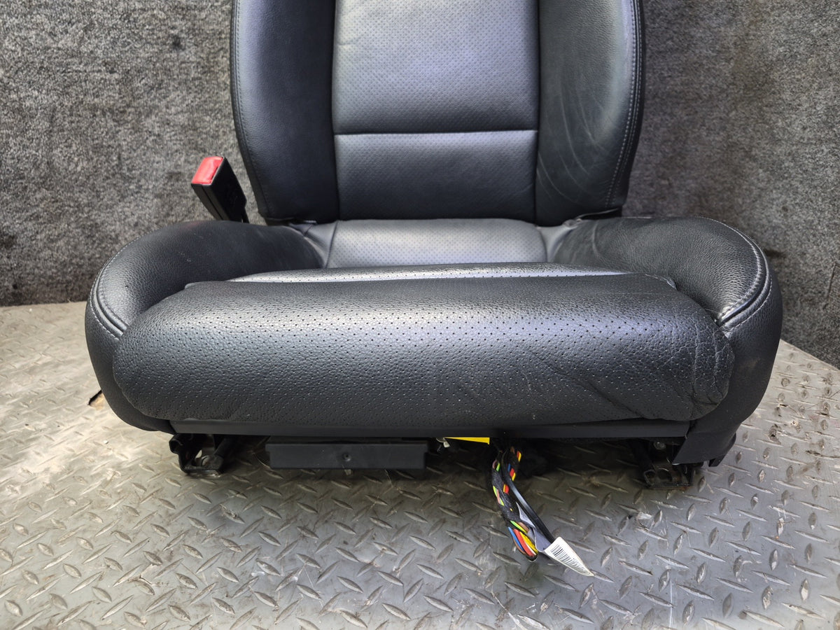 2010-2016 Porsche Panamera 970 Front & Rear Power Comfort Seat Leather Black Set