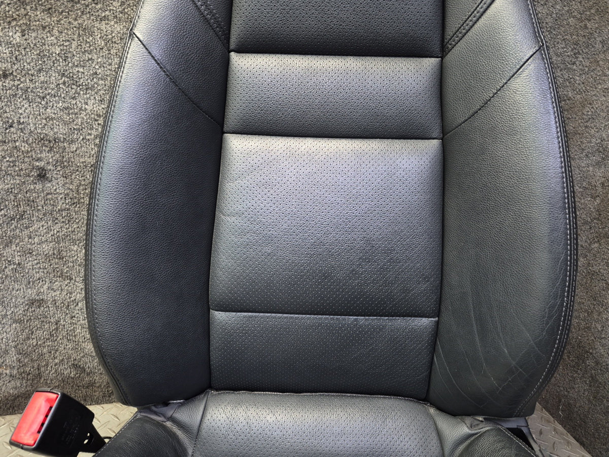 2010-2016 Porsche Panamera 970 Front & Rear Power Comfort Seat Leather Black Set