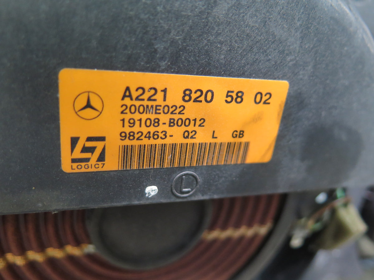 07-09 Mercedes W221 S-class Harman Logic 7 Subwoofer Tweeter Speaker Set OEM