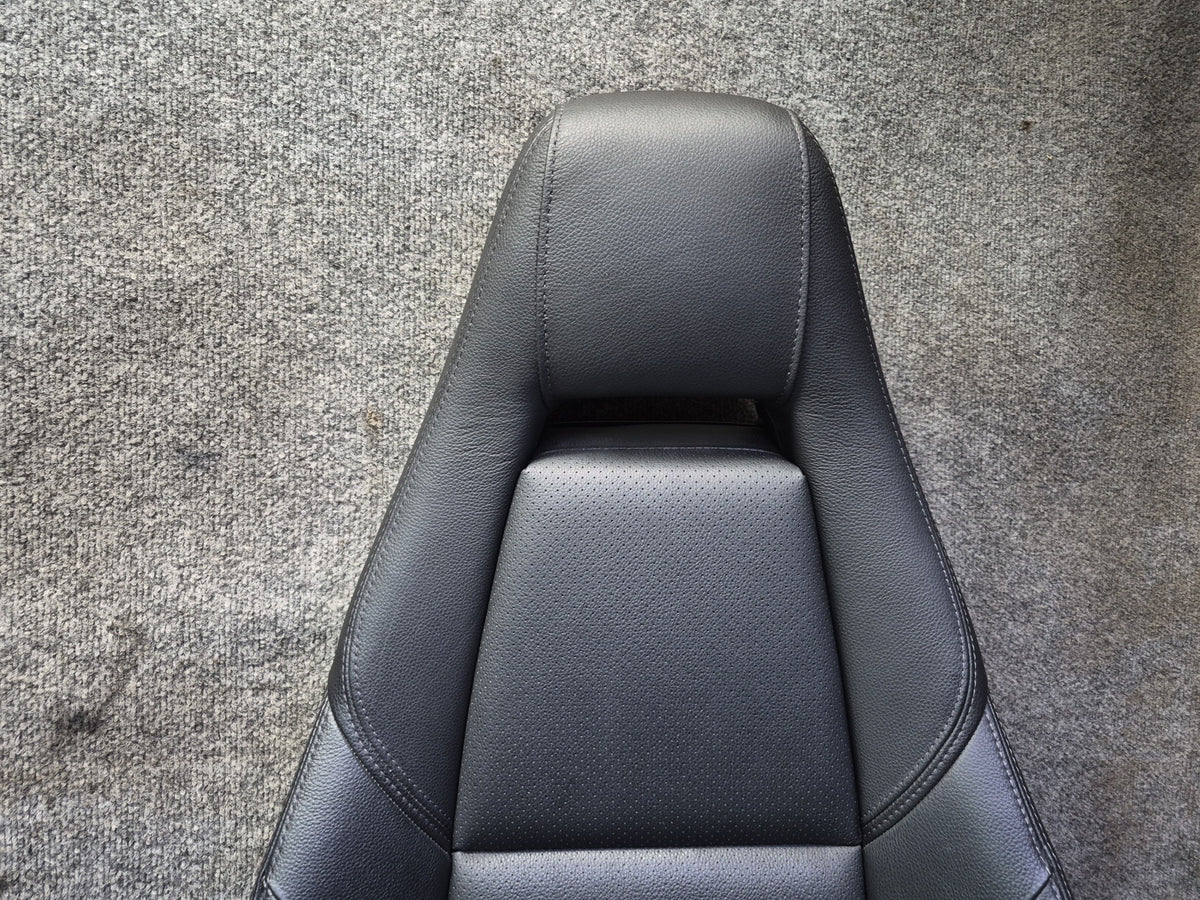 2010-2016 Porsche Panamera 970 Front & Rear Power Comfort Seat Leather Black Set