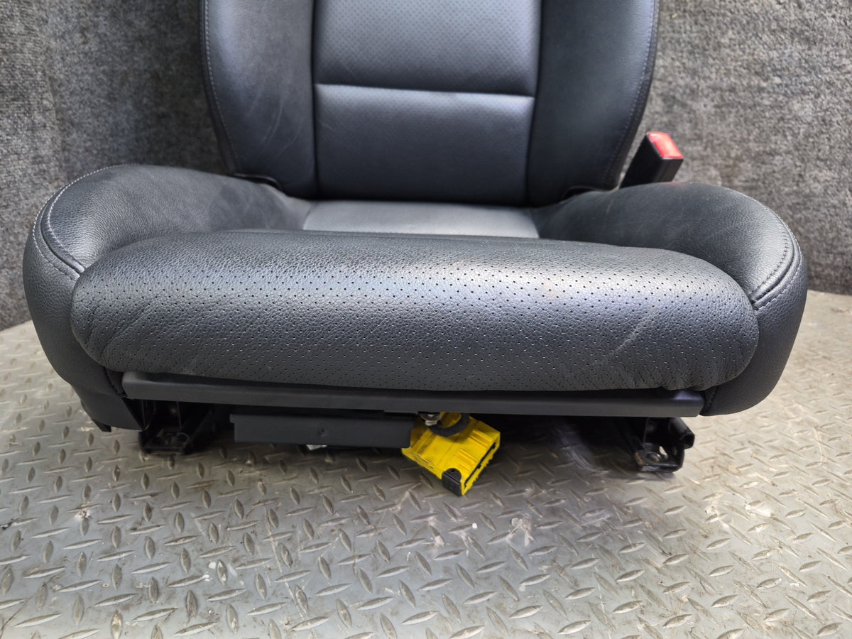 2010-2016 Porsche Panamera 970 Front & Rear Power Comfort Seat Leather Black Set