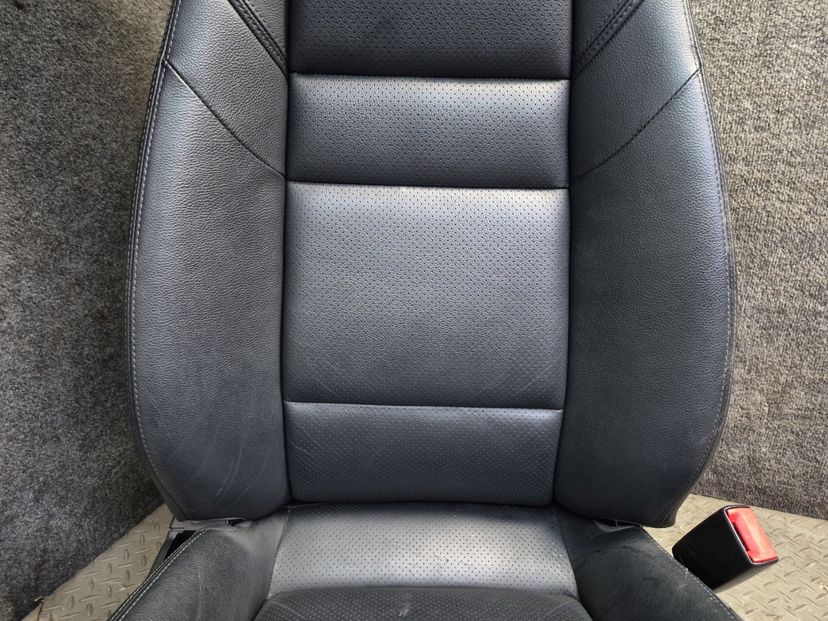 2010-2016 Porsche Panamera 970 Front & Rear Power Comfort Seat Leather Black Set