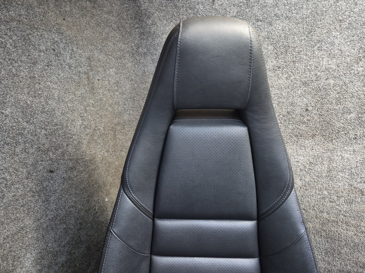 2010-2016 Porsche Panamera 970 Front & Rear Power Comfort Seat Leather Black Set