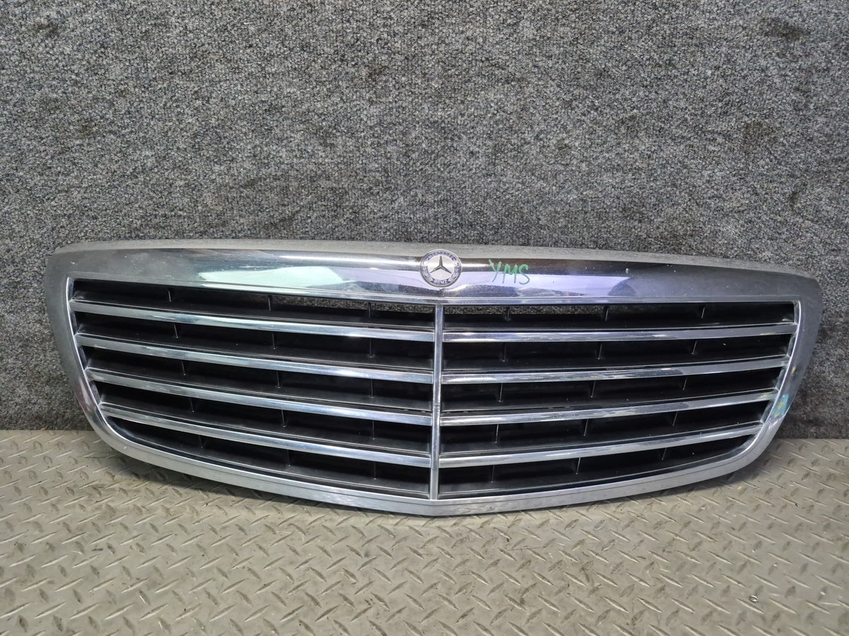 07-09 Mercedes W221 S-class Front Hood Chrome Grille 2218800083 OEM