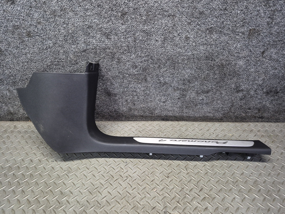 2010-2013 Porsche Panamera 970 Front Left Right Door Sill Scuff Plate Trim Set