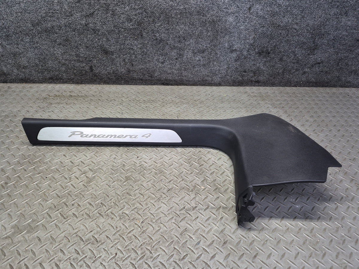 2010-2013 Porsche Panamera 970 Front Left Right Door Sill Scuff Plate Trim Set