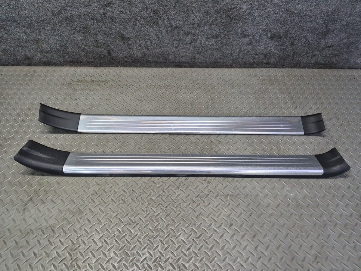 07-08 Mercedes R230 Sl-class Set of 2 Door Inner Scuff Sill Plate Trim Panel OEM