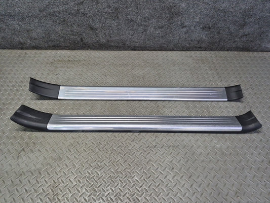07-08 Mercedes R230 Sl-class Set of 2 Door Inner Scuff Sill Plate Trim Panel OEM