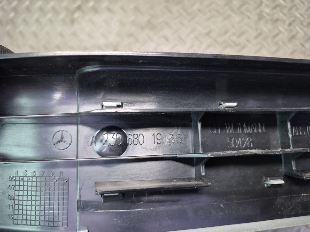 07-08 Mercedes R230 Sl-class Set of 2 Door Inner Scuff Sill Plate Trim Panel OEM