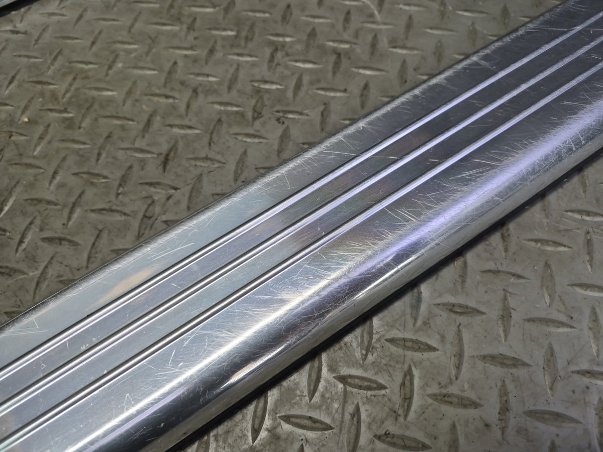 07-08 Mercedes R230 Sl-class Set of 2 Door Inner Scuff Sill Plate Trim Panel OEM