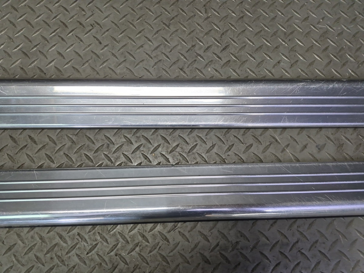 07-08 Mercedes R230 Sl-class Set of 2 Door Inner Scuff Sill Plate Trim Panel OEM