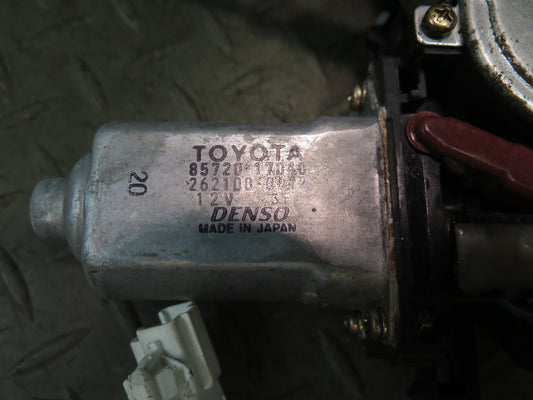 00-05 Toyota MR2 Spyder ZZW30L Left Door Window Regulator w Motor OEM