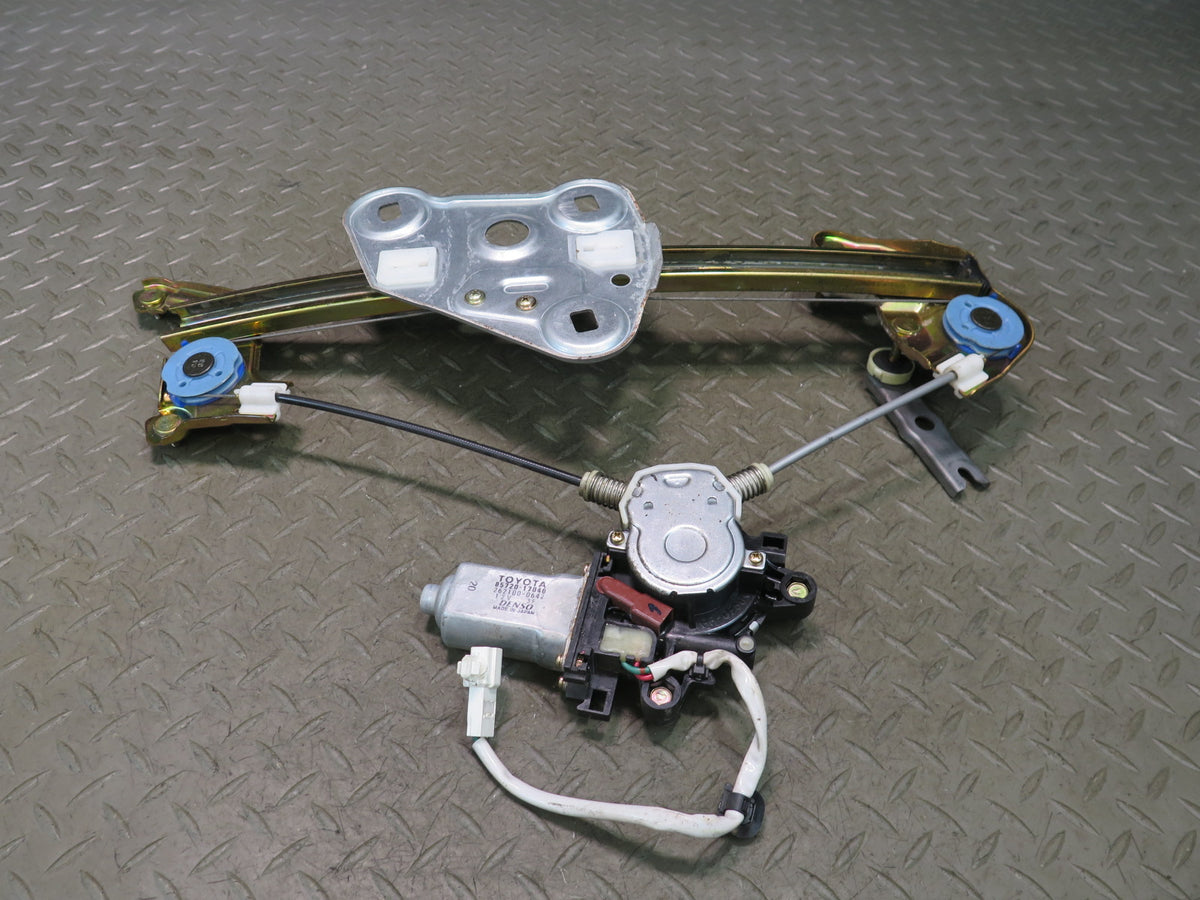 00-05 Toyota MR2 Spyder ZZW30L Left Door Window Regulator w Motor OEM
