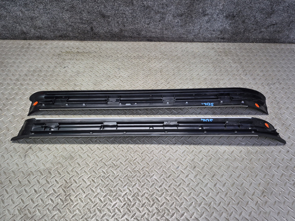 07-08 Mercedes R230 Sl-class Set of 2 Door Inner Scuff Sill Plate Trim Panel OEM