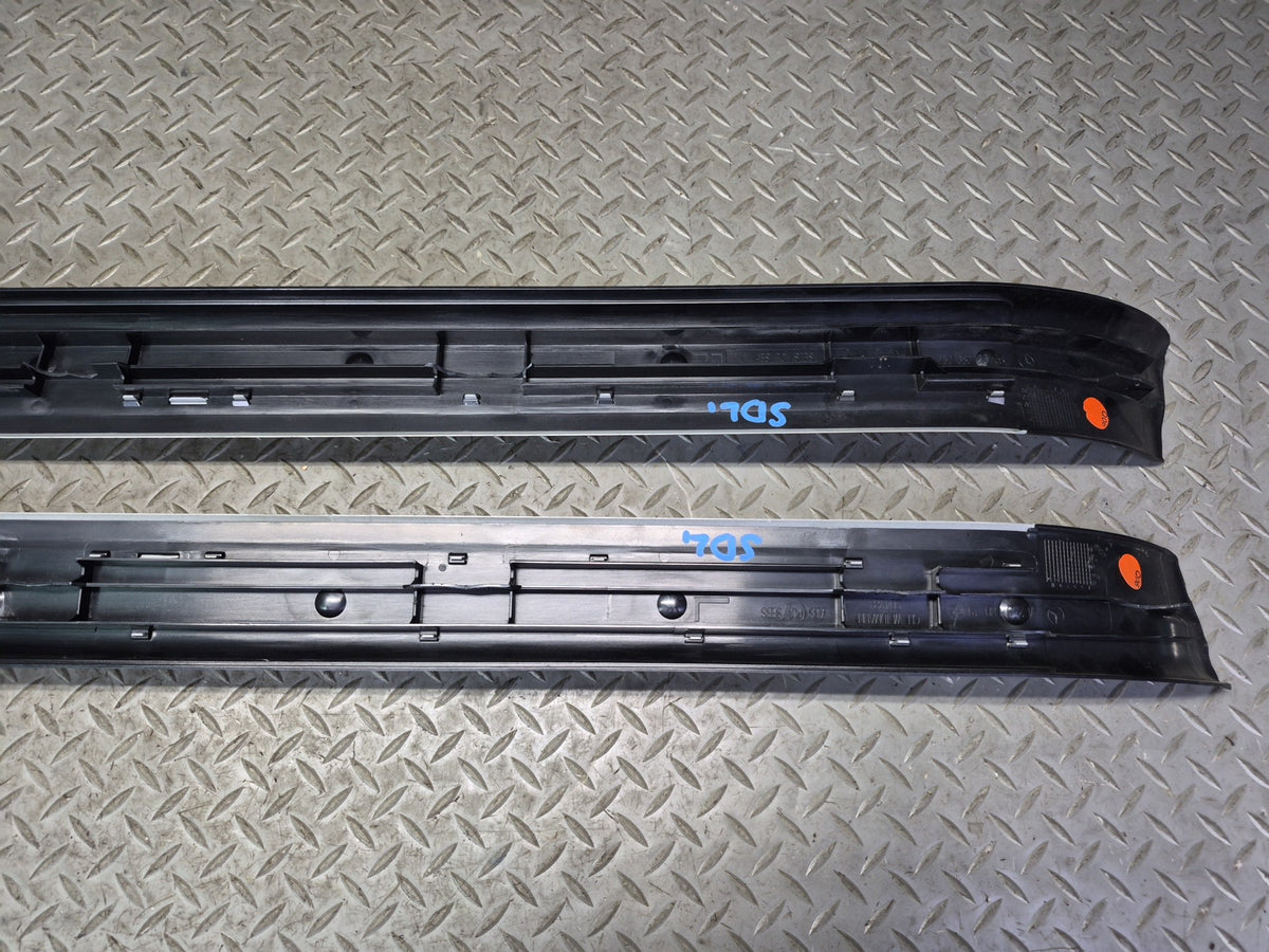 07-08 Mercedes R230 Sl-class Set of 2 Door Inner Scuff Sill Plate Trim Panel OEM