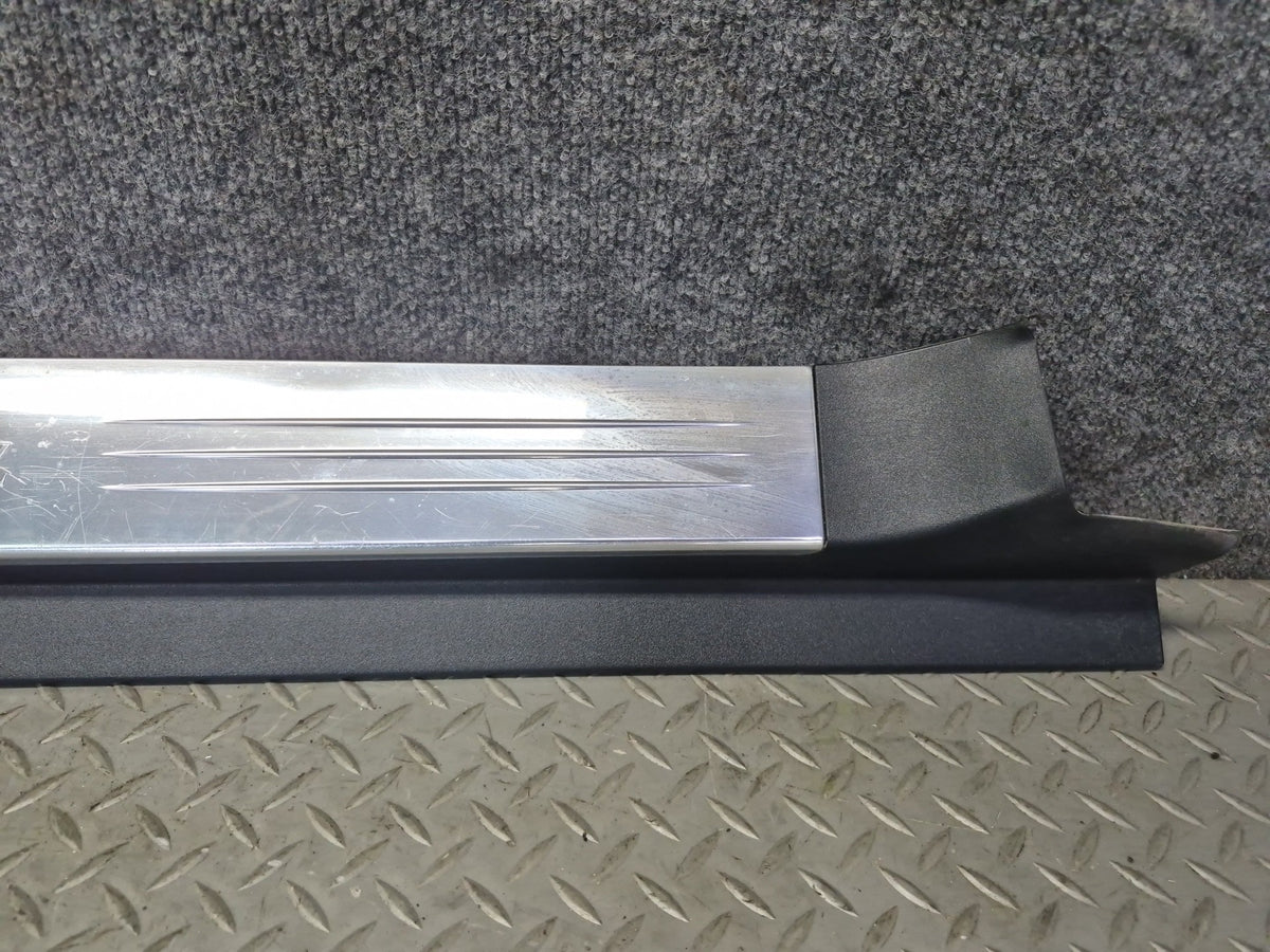 07-12 Mercedes R230 SL Set of 2 Outer Door Scuff Step Sill Plate Trim Cover OEM