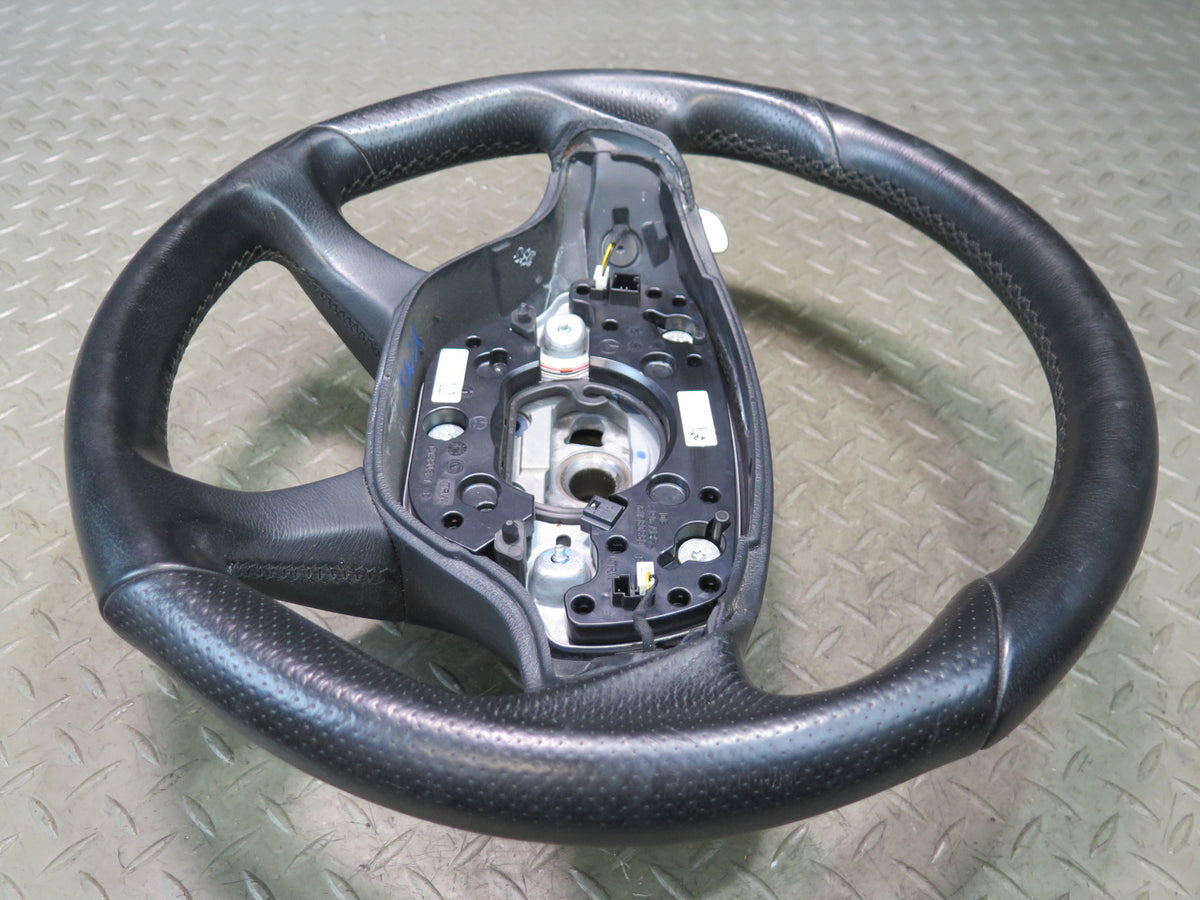 07-09 Mercedes W221 S63 AMG Sport Leather Steering w Paddles Black OEM