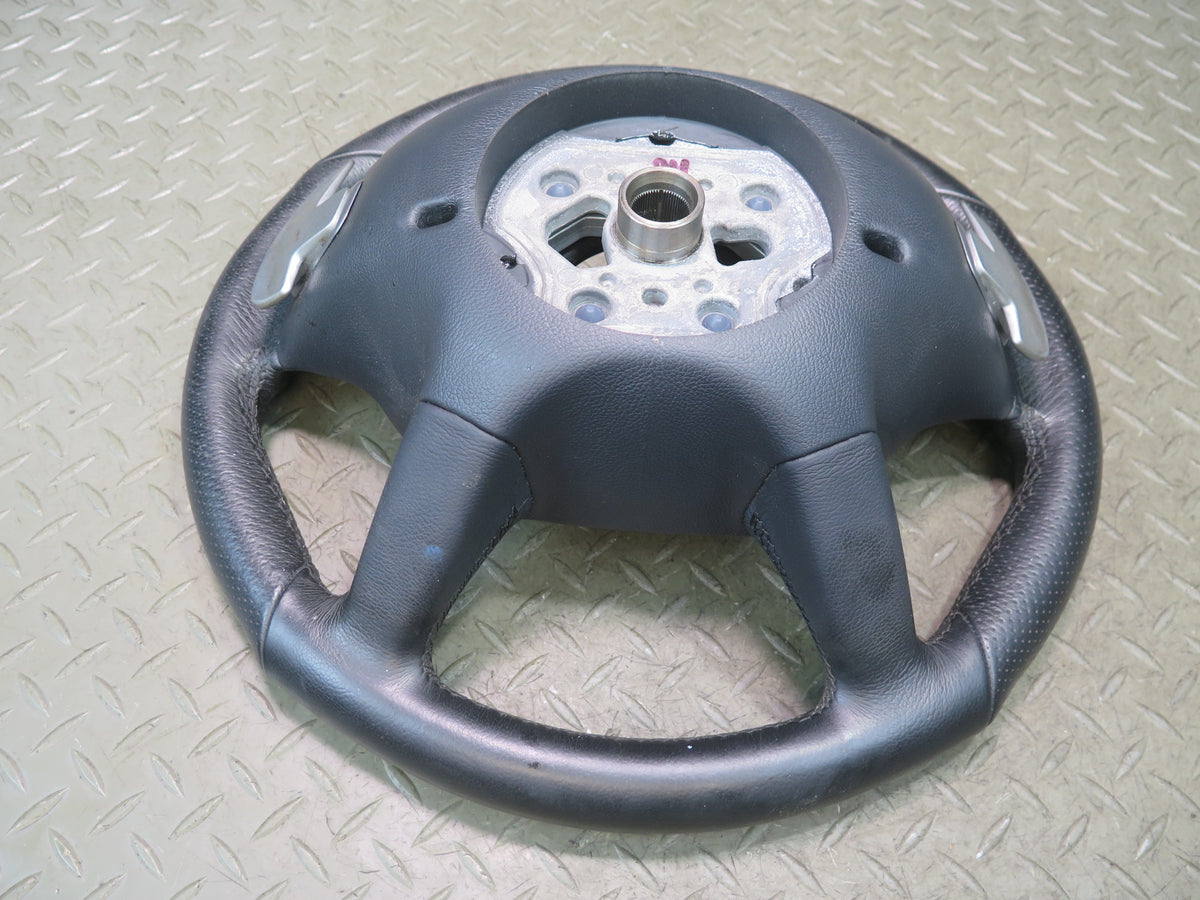 07-09 Mercedes W221 S63 AMG Sport Leather Steering w Paddles Black OEM