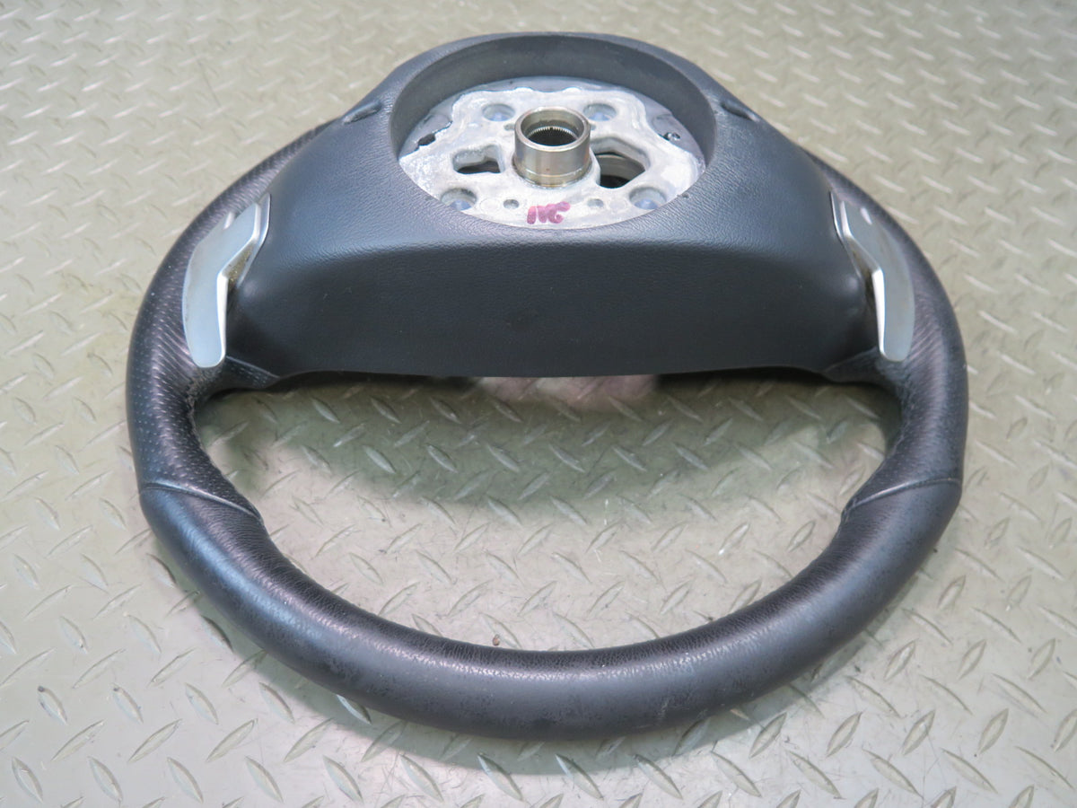 07-09 Mercedes W221 S63 AMG Sport Leather Steering w Paddles Black OEM