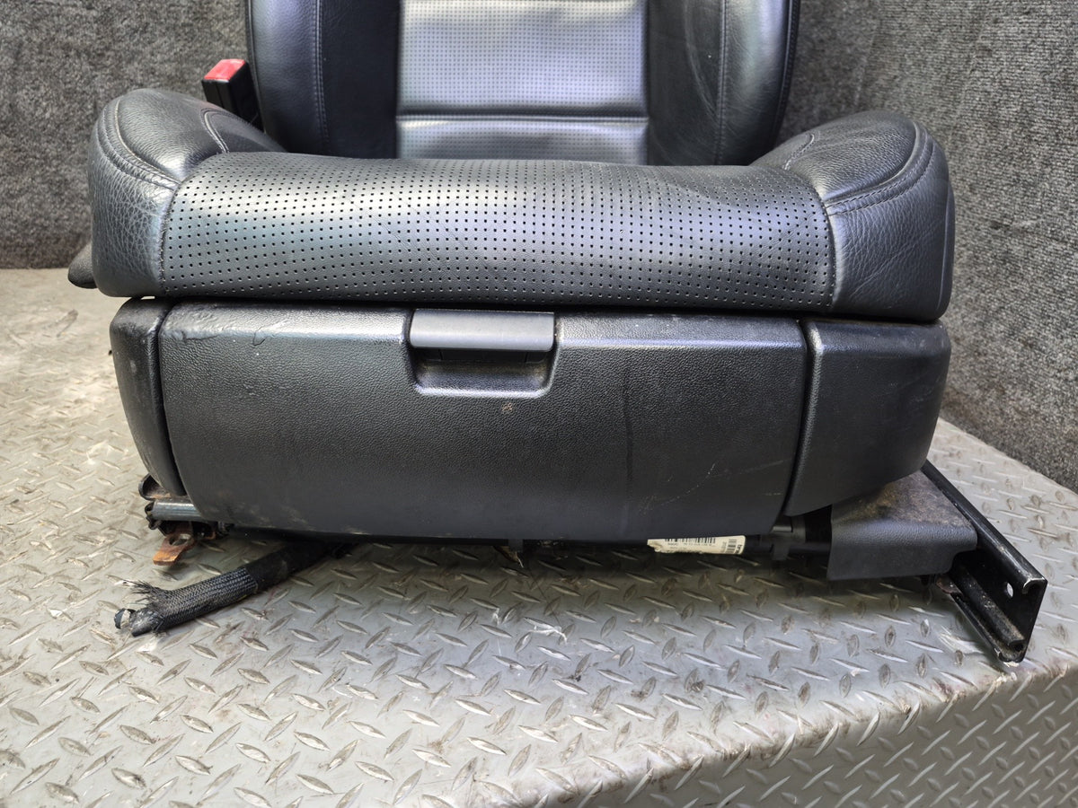 07-09 Mercedes W221 S63 AMG LWB Front & Rear Leather Seat Set Black OEM