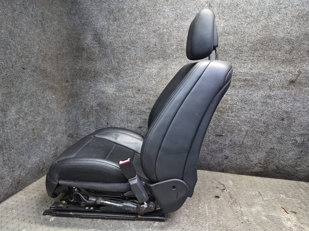 07-09 Mercedes W221 S63 AMG LWB Front & Rear Leather Seat Set Black OEM