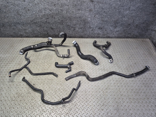 08-11 Mercedes W221 S63 AMG M156 Engine Coolant Water Hose Pipe Line Set OEM