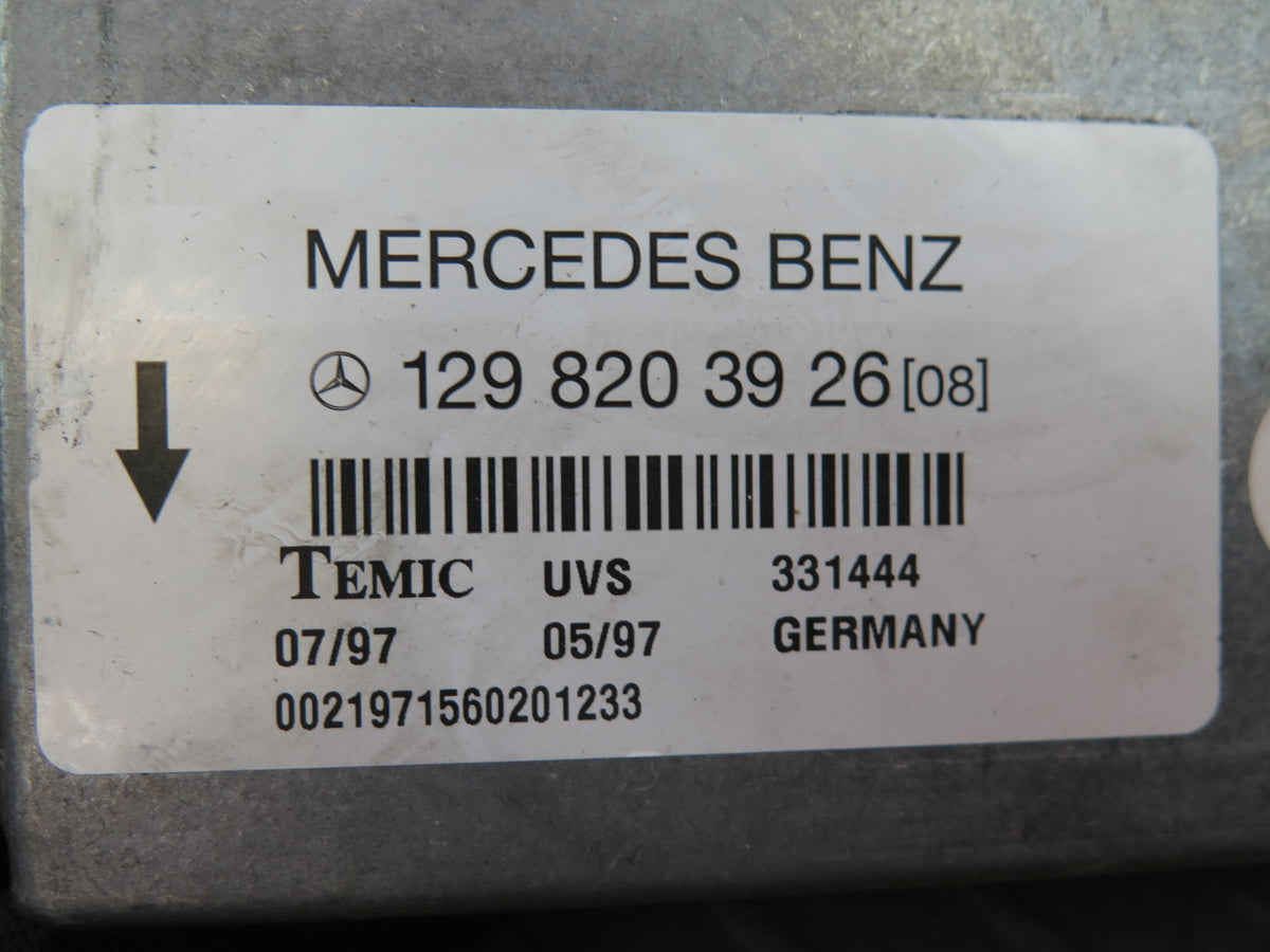 96-02 Mercedes R129 Sl-class Convertible TOP Roof Control Module 1298203926 OEM