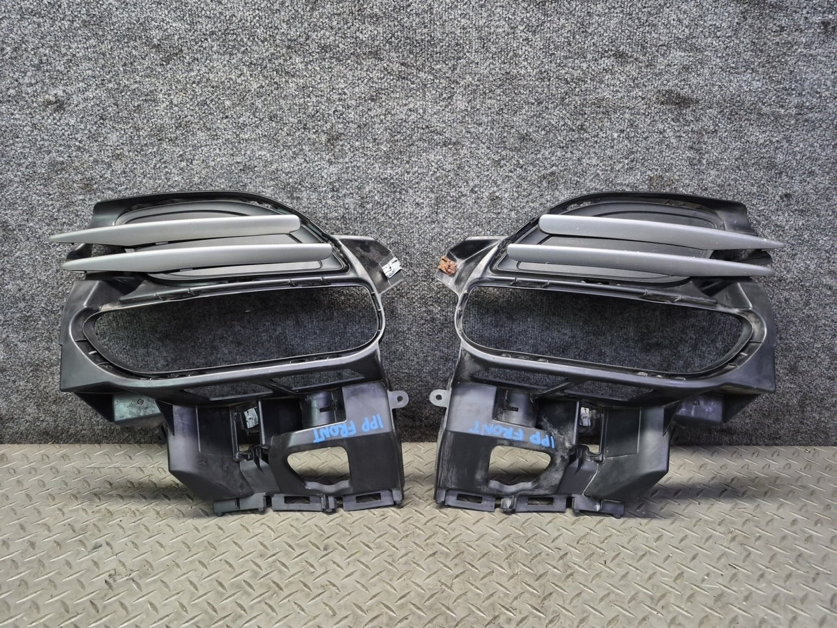 2010-2013 Porsche Panamera 970 Front Right Left Grille Retainer Frame Bumper Set